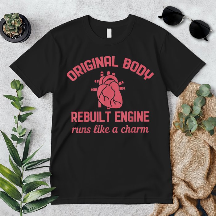 Funny Open Heart Bypass Surgery Recovery Get Well Gift Premium T-Shirt