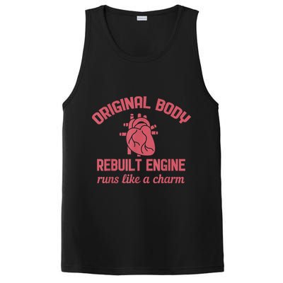 Funny Open Heart Bypass Surgery Recovery Get Well Gift PosiCharge Competitor Tank