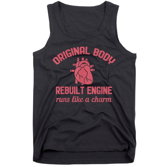 Funny Open Heart Bypass Surgery Recovery Get Well Gift Tank Top