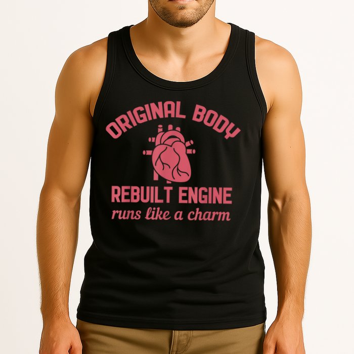 Funny Open Heart Bypass Surgery Recovery Get Well Gift Tank Top