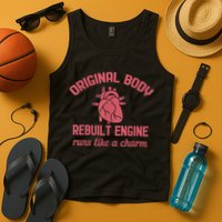 Funny Open Heart Bypass Surgery Recovery Get Well Gift Tank Top