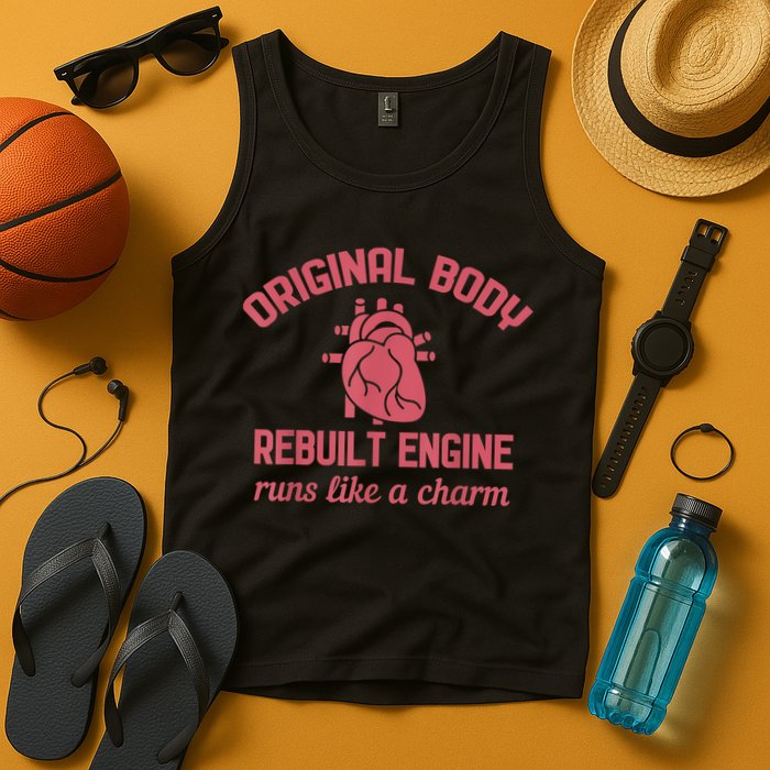 Funny Open Heart Bypass Surgery Recovery Get Well Gift Tank Top