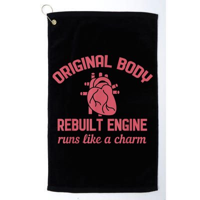 Funny Open Heart Bypass Surgery Recovery Get Well Gift Golf Towel