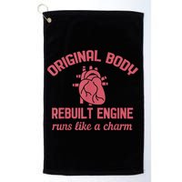 Funny Open Heart Bypass Surgery Recovery Get Well Gift Golf Towel