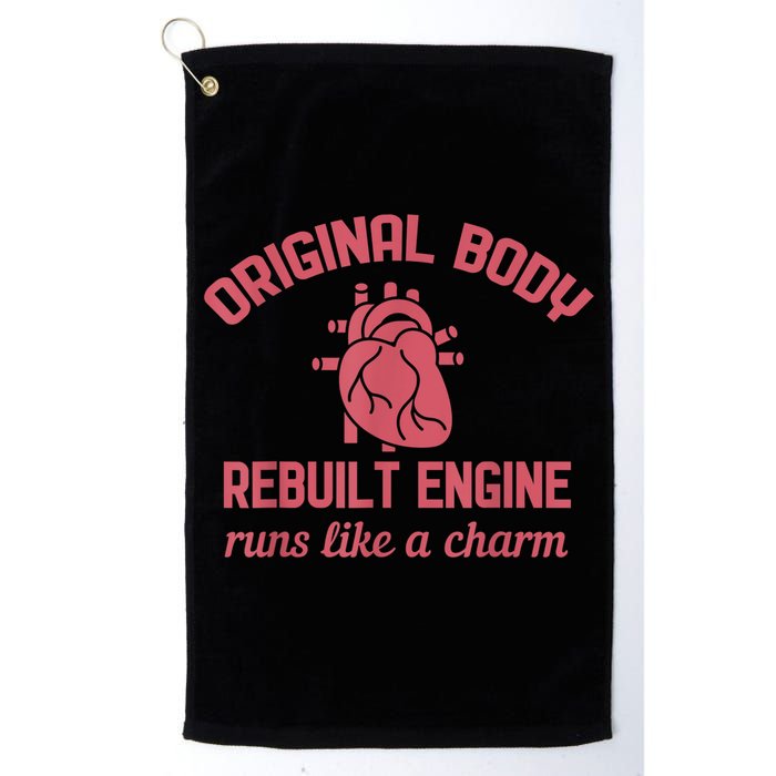 Funny Open Heart Bypass Surgery Recovery Get Well Gift Golf Towel