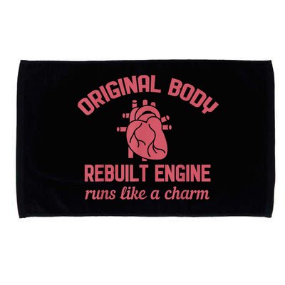 Funny Open Heart Bypass Surgery Recovery Get Well Gift Microfiber Hand Towel