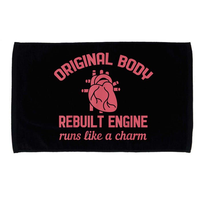 Funny Open Heart Bypass Surgery Recovery Get Well Gift Microfiber Hand Towel