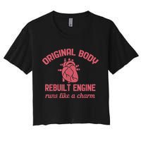 Funny Open Heart Bypass Surgery Recovery Get Well Gift Crop Top