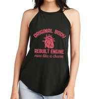 Funny Open Heart Bypass Surgery Recovery Get Well Gift Women's Perfect Tri Rocker Tank