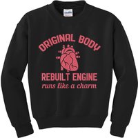 Funny Open Heart Bypass Surgery Recovery Get Well Gift Kids Sweatshirt
