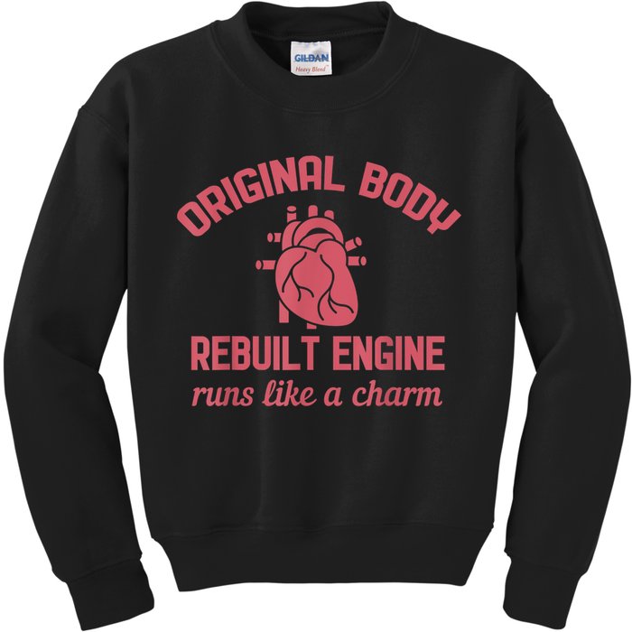 Funny Open Heart Bypass Surgery Recovery Get Well Gift Kids Sweatshirt