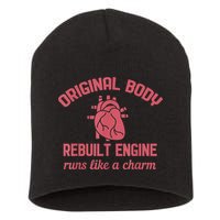 Funny Open Heart Bypass Surgery Recovery Get Well Gift Short Acrylic Beanie