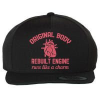 Funny Open Heart Bypass Surgery Recovery Get Well Gift Wool Snapback Cap