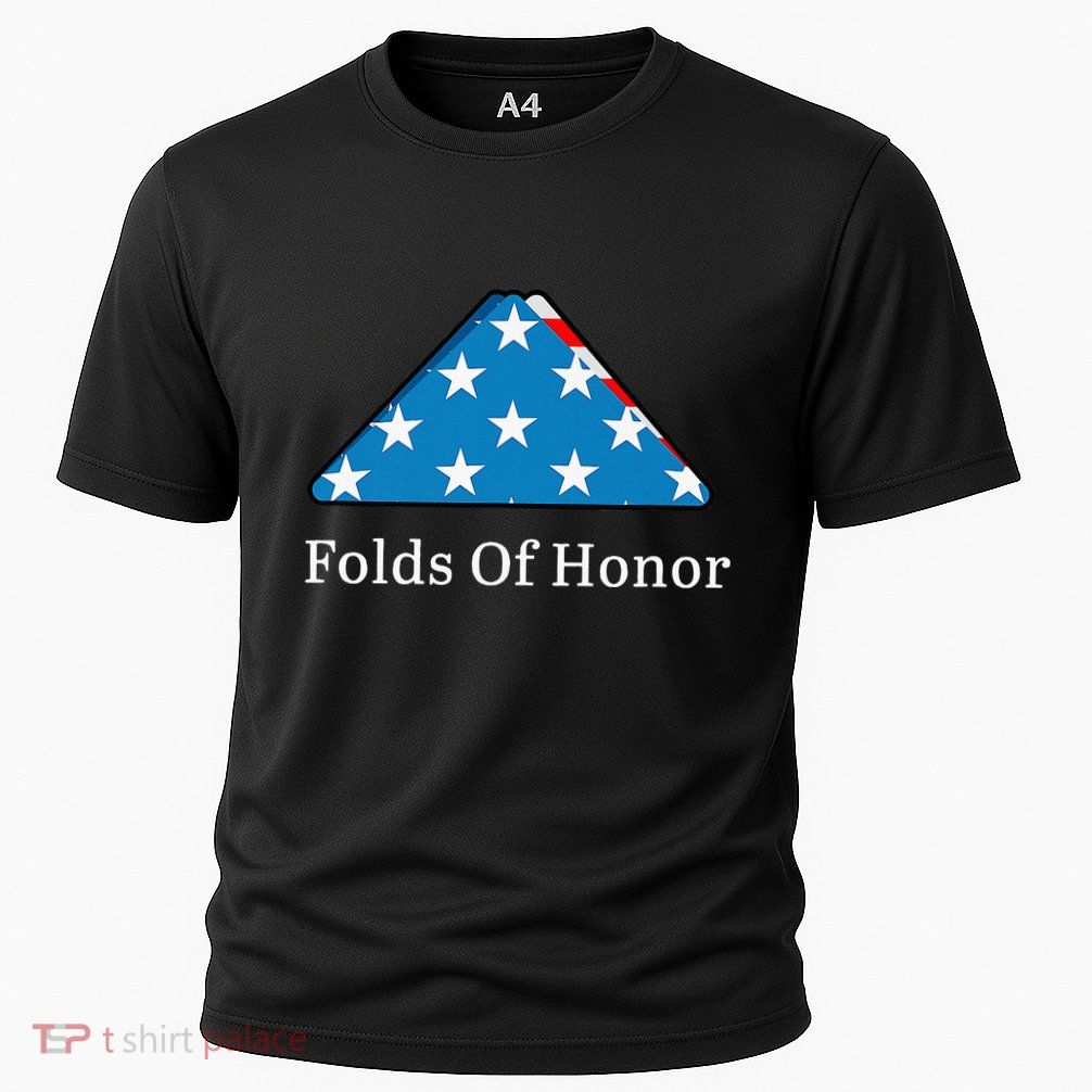 Folds Of Honor Fallen Military First Responders Patriotic Performance Shirt