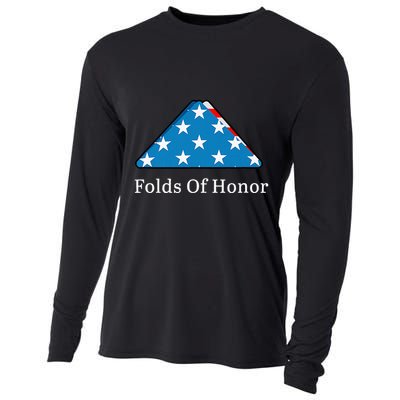 Folds Of Honor Fallen Military First Responders Patriotic Cooling Performance Long Sleeve Crew