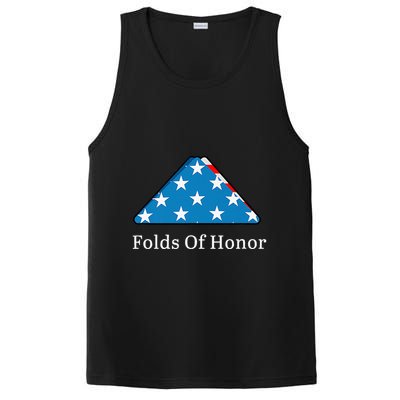 Folds Of Honor Fallen Military First Responders Patriotic PosiCharge Competitor Tank
