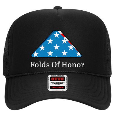 Folds Of Honor Fallen Military First Responders Patriotic Trucker Hat