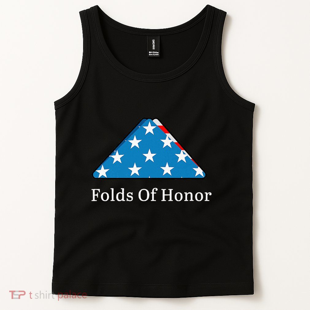 Folds Of Honor Fallen Military First Responders Patriotic Tank Top