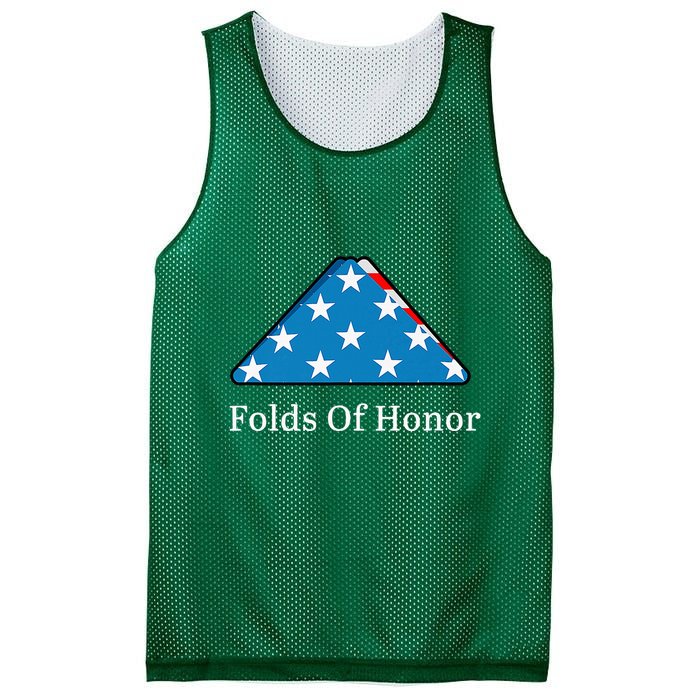 Folds Of Honor Fallen Military First Responders Patriotic Mesh Reversible Basketball Jersey Tank