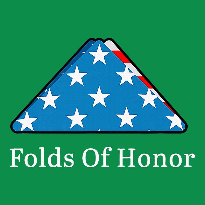 Folds Of Honor Fallen Military First Responders Patriotic Toddler T-Shirt
