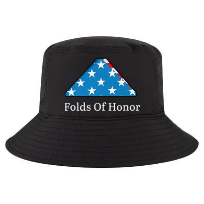 Folds of Honor fallen military first responders patriotic Cool Comfort Performance Bucket Hat