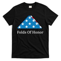 Folds of Honor fallen military first responders patriotic T-Shirt