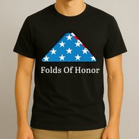 Folds of Honor fallen military first responders patriotic T-Shirt