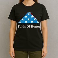 Folds of Honor fallen military first responders patriotic T-Shirt