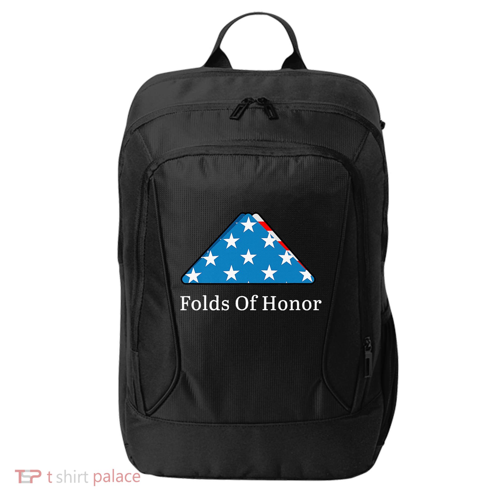 Folds of Honor fallen military first responders patriotic City Backpack