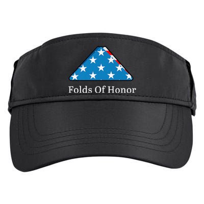 Folds of Honor fallen military first responders patriotic Adult Drive Performance Visor