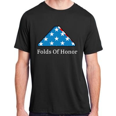 Folds of Honor fallen military first responders patriotic Adult ChromaSoft Performance T-Shirt