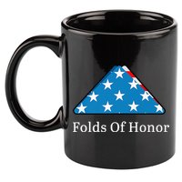Folds of Honor fallen military first responders patriotic 11oz C Handle Ceramic Mug