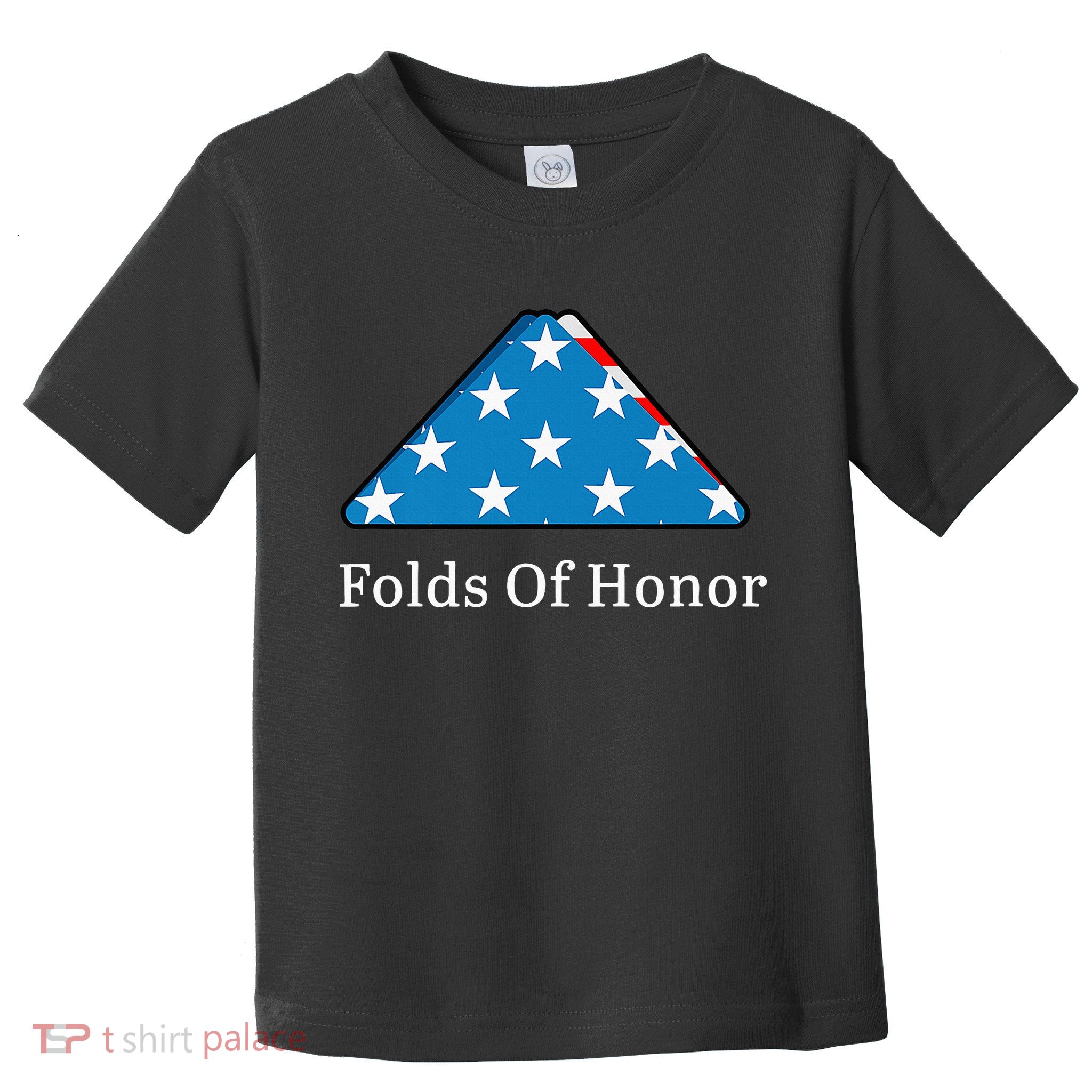 Folds of Honor fallen military first responders patriotic Toddler T-Shirt