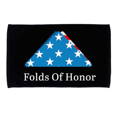 Folds of Honor fallen military first responders patriotic Microfiber Hand Towel