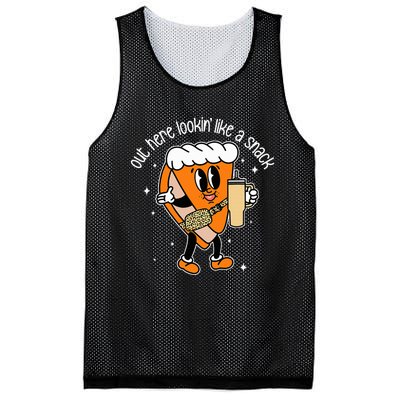 Fall Out Here Looking Like A Snack Pumpkin Spice Cute  Mesh Reversible Basketball Jersey Tank