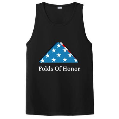 Folds Of Honor Fallen Military First Responders Patriotic Cute Gift PosiCharge Competitor Tank