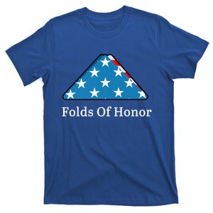 Folds Of Honor Fallen Military First Responders Patriotic Cute Gift T-Shirt