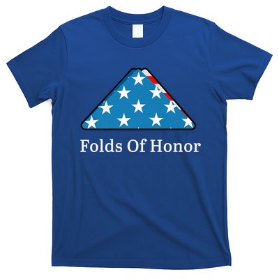 Folds Of Honor Fallen Military First Responders Patriotic Cute Gift T-Shirt