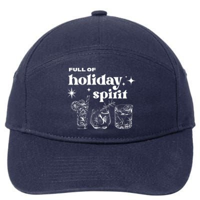 Full Of Holiday Spirit 7-Panel Snapback Hat