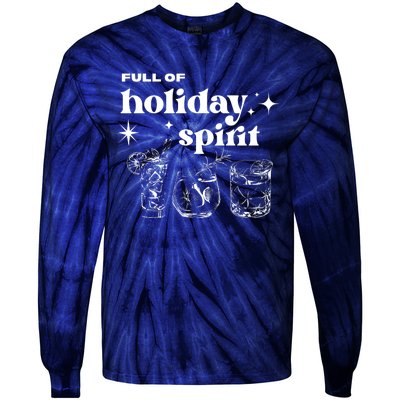 Full Of Holiday Spirit Tie-Dye Long Sleeve Shirt