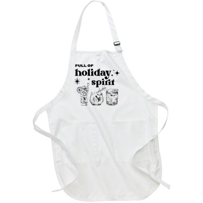 Full Of Holiday Spirit Full-Length Apron With Pockets