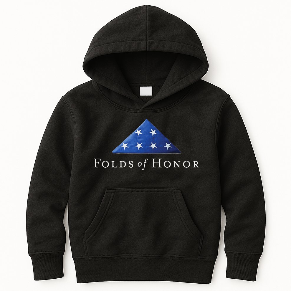 Folds Of Honor Kids Hoodie