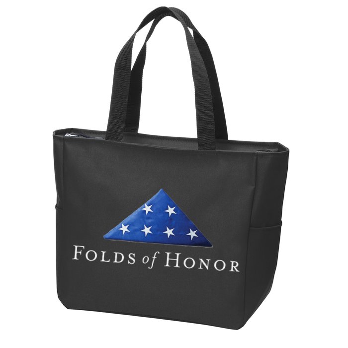 Folds Of Honor Zip Tote Bag