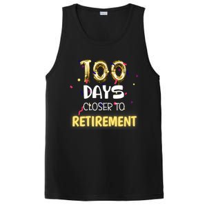 Funny One Hundred Days Closer to Retirement Cute Celebration PosiCharge Competitor Tank