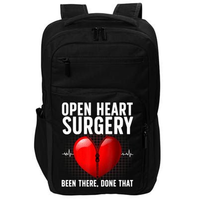 Funny Open Heart Surgery Art For Men Women CHD Surgery Lover Impact Tech Backpack