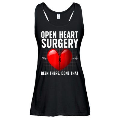 Funny Open Heart Surgery Art For Men Women CHD Surgery Lover Ladies Essential Flowy Tank