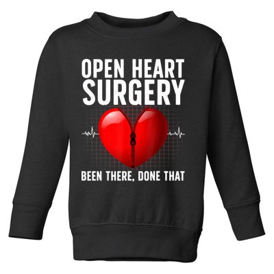 Funny Open Heart Surgery Art For Men Women CHD Surgery Lover Toddler Sweatshirt