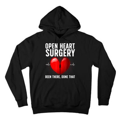 Funny Open Heart Surgery Art For Men Women CHD Surgery Lover Tall Hoodie