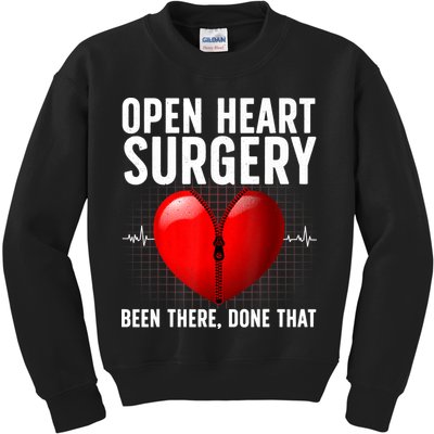 Funny Open Heart Surgery Art For Men Women CHD Surgery Lover Kids Sweatshirt