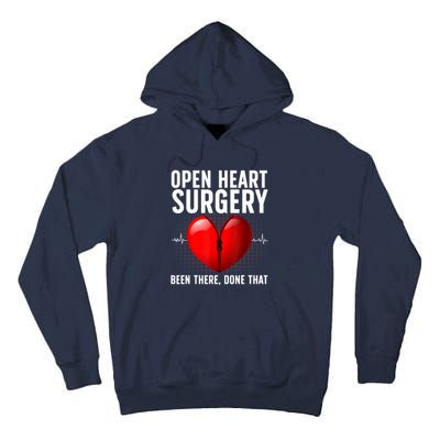 Funny Open Heart Surgery Art For Men Women CHD Surgery Lover Tall Hoodie